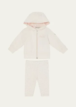 MonclerGirl's Hoodie & Star-Print Leggings, Size 1M-3