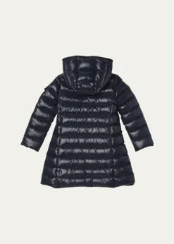 MonclerGirl's Moka Long Down Coat, Size 8-10