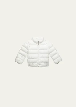 MonclerGirl's Puffer Joelle Jacket W/ Pouch, Size 12M-3
