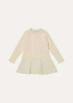 MonclerGirl's Sweatshirt Combo Fit & Flare Dress, Size 8-10