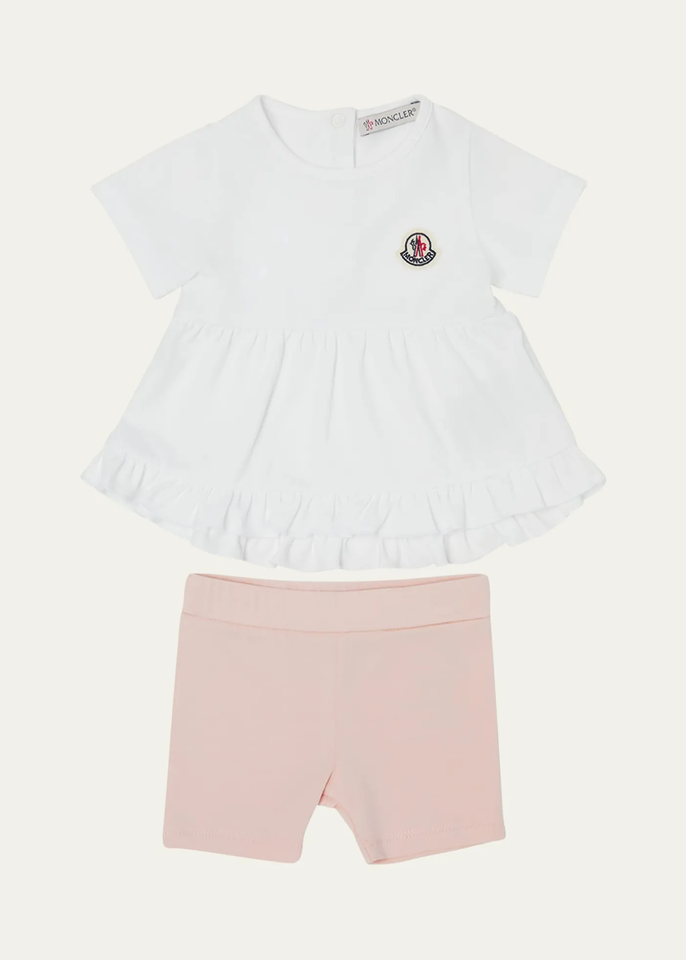 MonclerGirl's T-Shirt and Short Legging 2-Piece Set, Size 6M-3