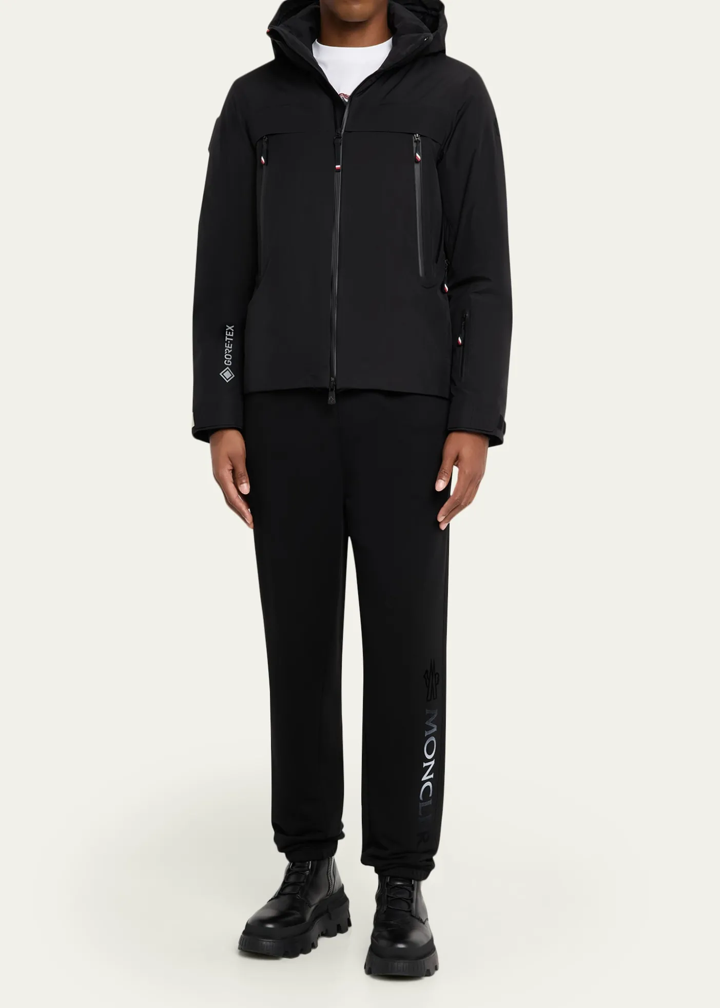 Moncler GrenobleMen's Grenoble Black Balmhorn Down Jacket
