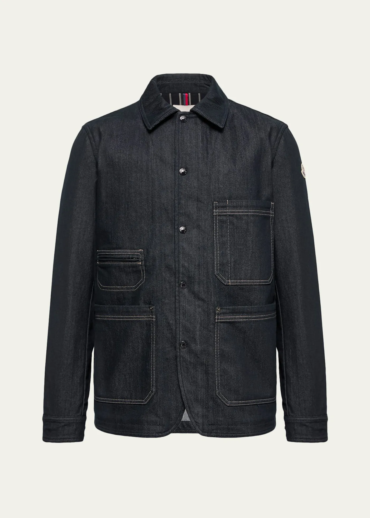 Moncler GrenobleMen's Haderu Denim Shirt Jacket