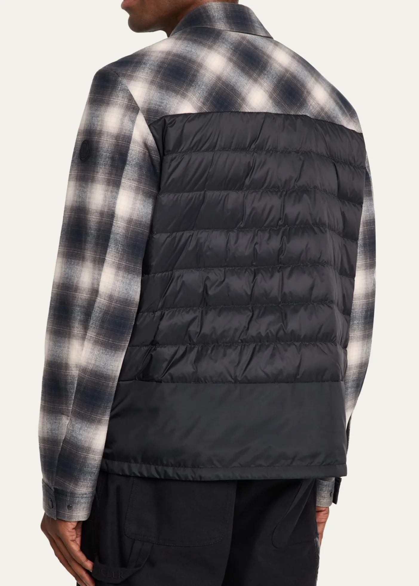 Moncler GrenobleMen's Plaid Mixed-Media Jacket