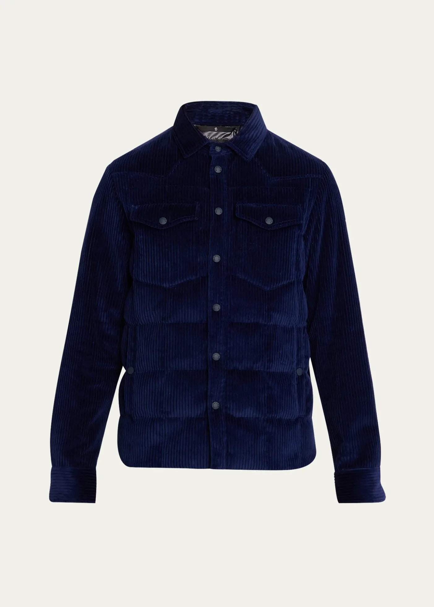Moncler GrenobleMen's Snap-Front Shirt Jacket