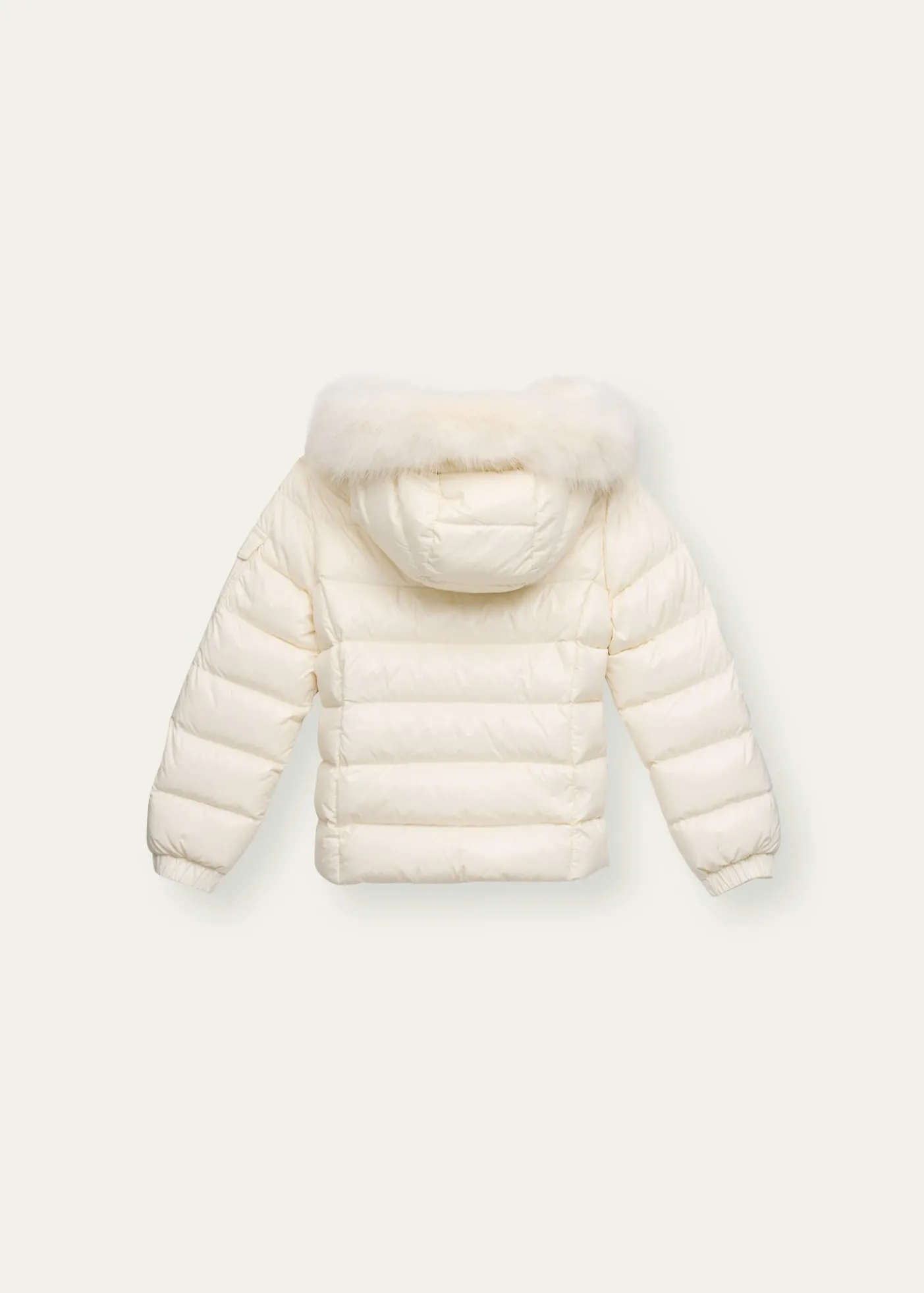 MonclerKids Bady Faux Fur Quilted Jacket, Size 4-6
