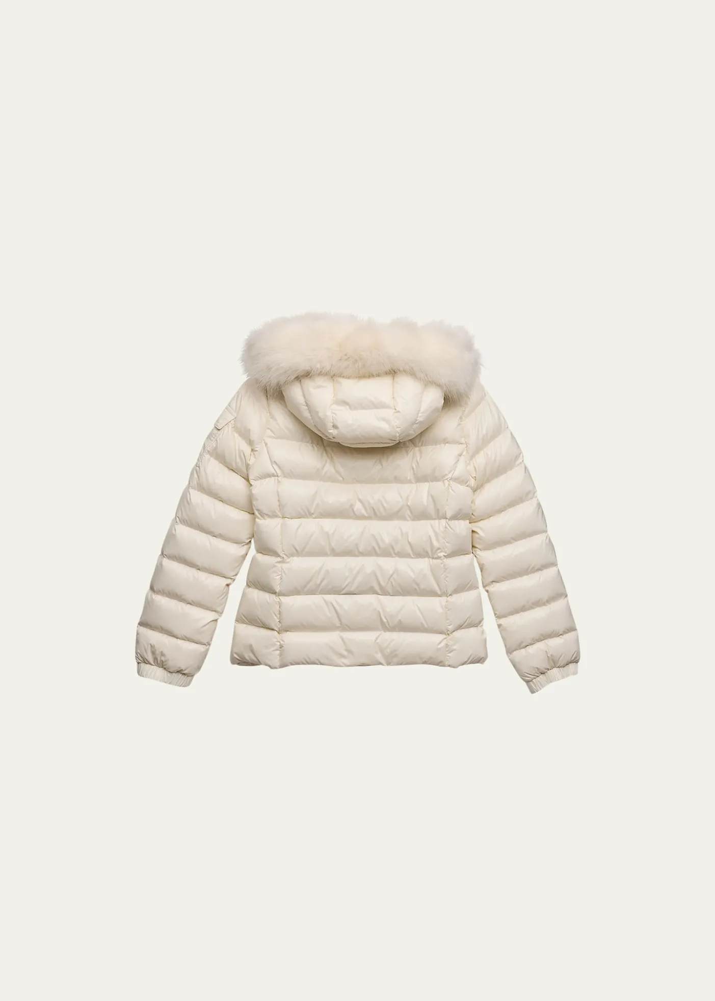 Moncler Kids Bady Faux Fur Quilted Jacket, Size 8-14