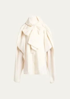 MonclerLightweight Taffeta Cape