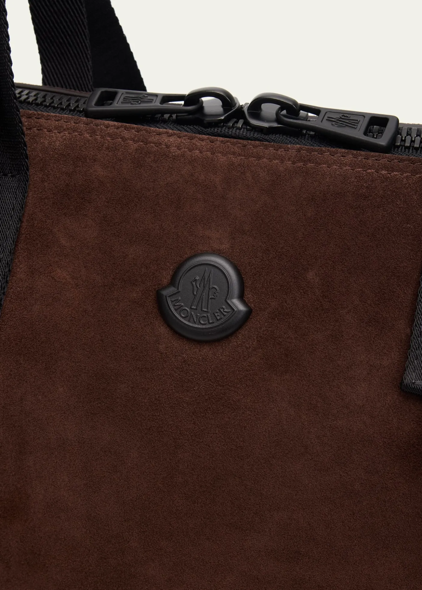 MonclerMen's Carlo Suede Leather-Trim Weekender Duffel Bag