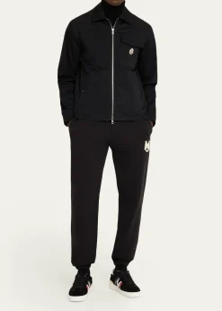 MonclerMen's Cotton-Blend Gabardine Shirt Jacket