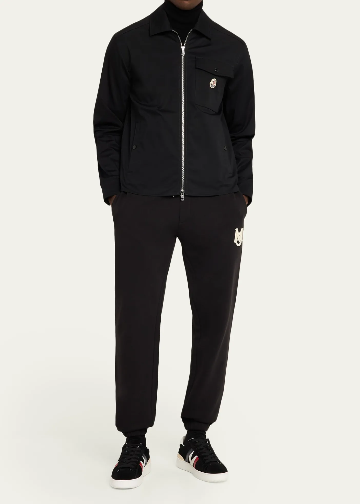 MonclerMen's Cotton-Blend Gabardine Shirt Jacket