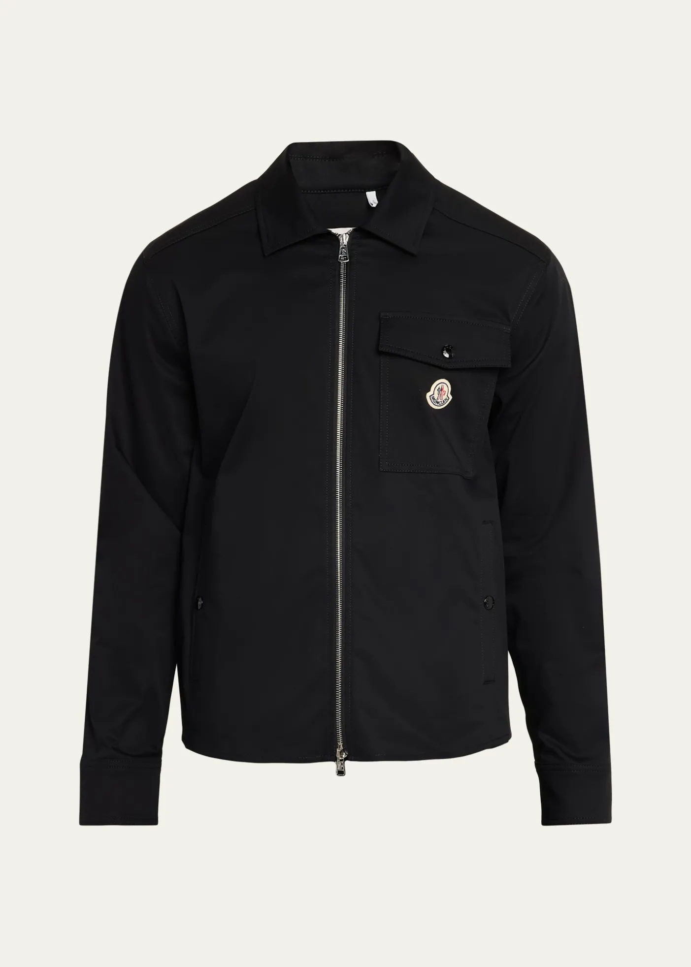 MonclerMen's Cotton-Blend Gabardine Shirt Jacket