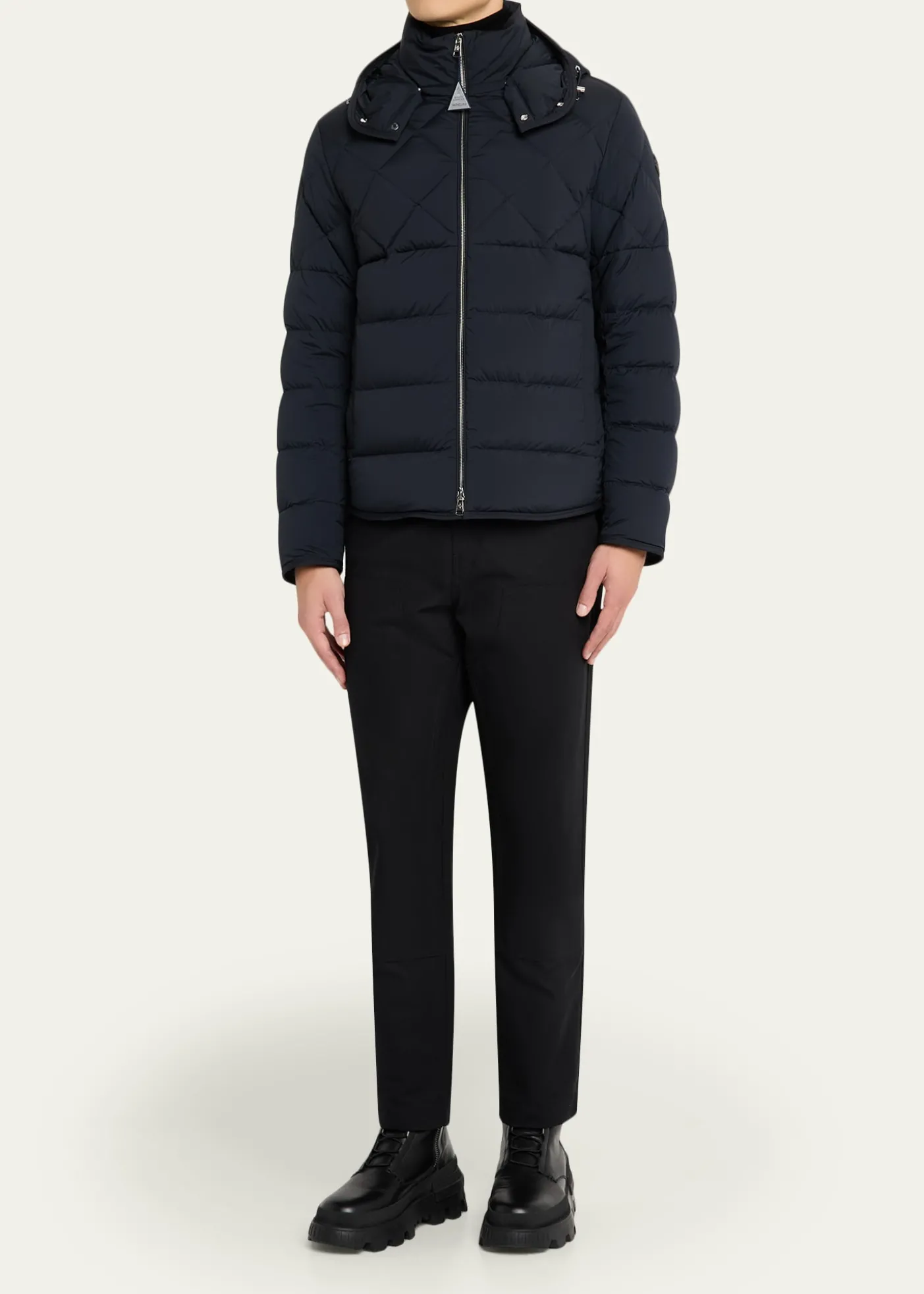 MonclerMen's Cecaud Hooded Short Down Jacket