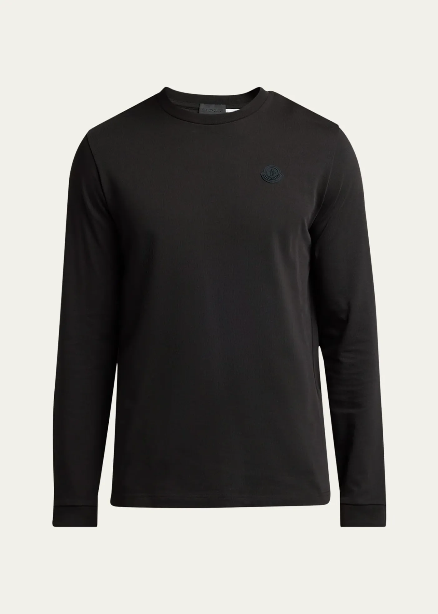 MonclerMen's Cotton Graffiti Logo Long-Sleeve T-Shirt