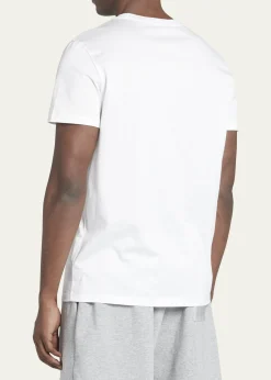 MonclerMen's Double Logo Cotton Jersey T-Shirt