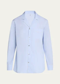MonclerMen's Fil-a-Fil Cotton Long-Sleeve Shirt