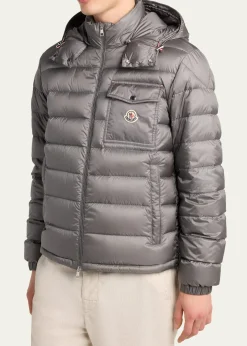 MonclerMen's Hood Logo Puffer Jacket