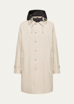 MonclerMen's Kervoyal Hooded Long Down Parka