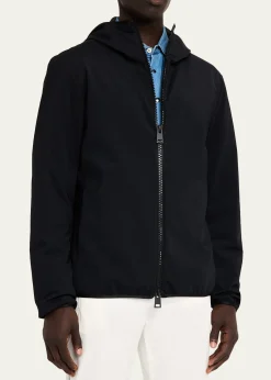 MonclerMen's Nylon Hooded Jacket