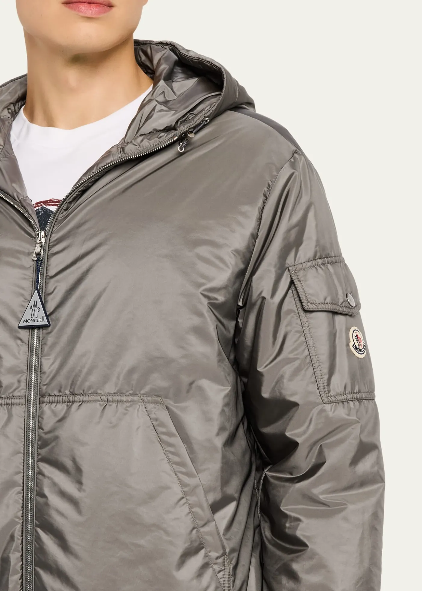 MonclerMen's Poiliot Hooded Nylon Down Jacket