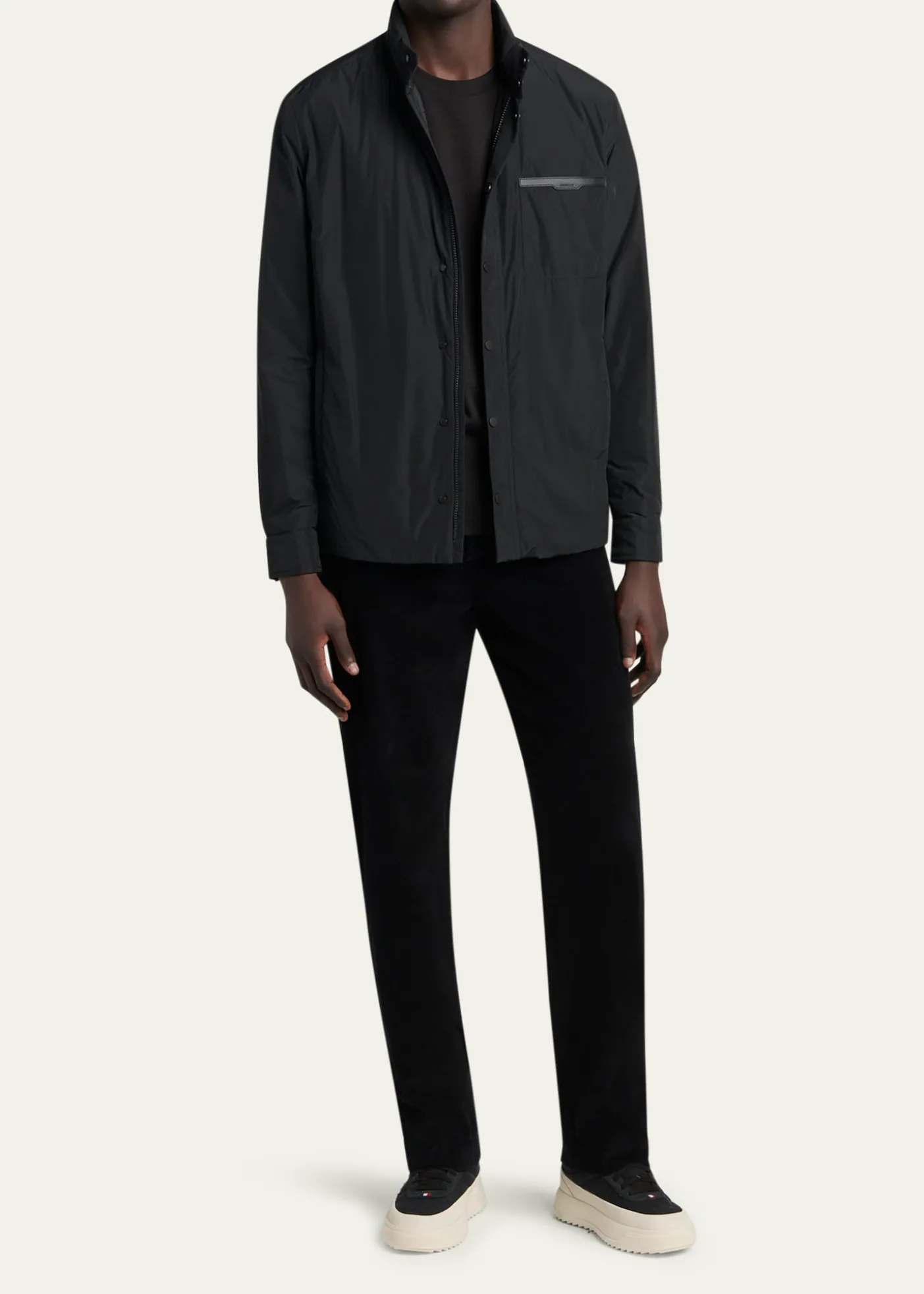 MonclerMen's Snap-Front Down Jacket