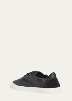 MonclerMen's Vera Leisure Denim Low-Top Sneakers