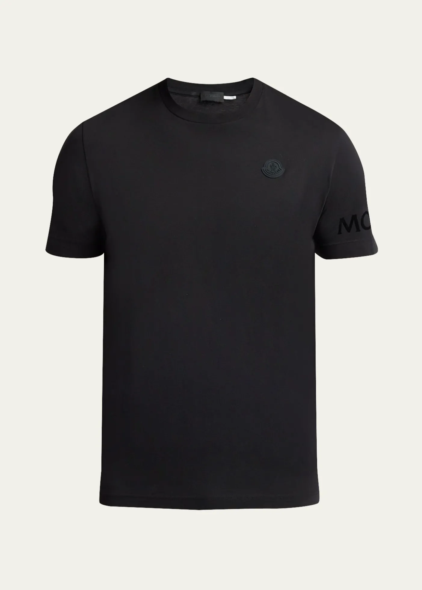 MonclerMen's Washed Cotton Logo T-Shirt
