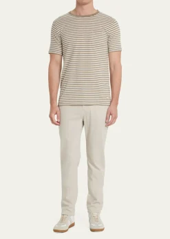 monfrereMen's Parisian Luxe Brando Khaki Pants