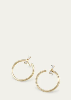 Monica Rich Kosann18k Gold Large Galaxy Hoops