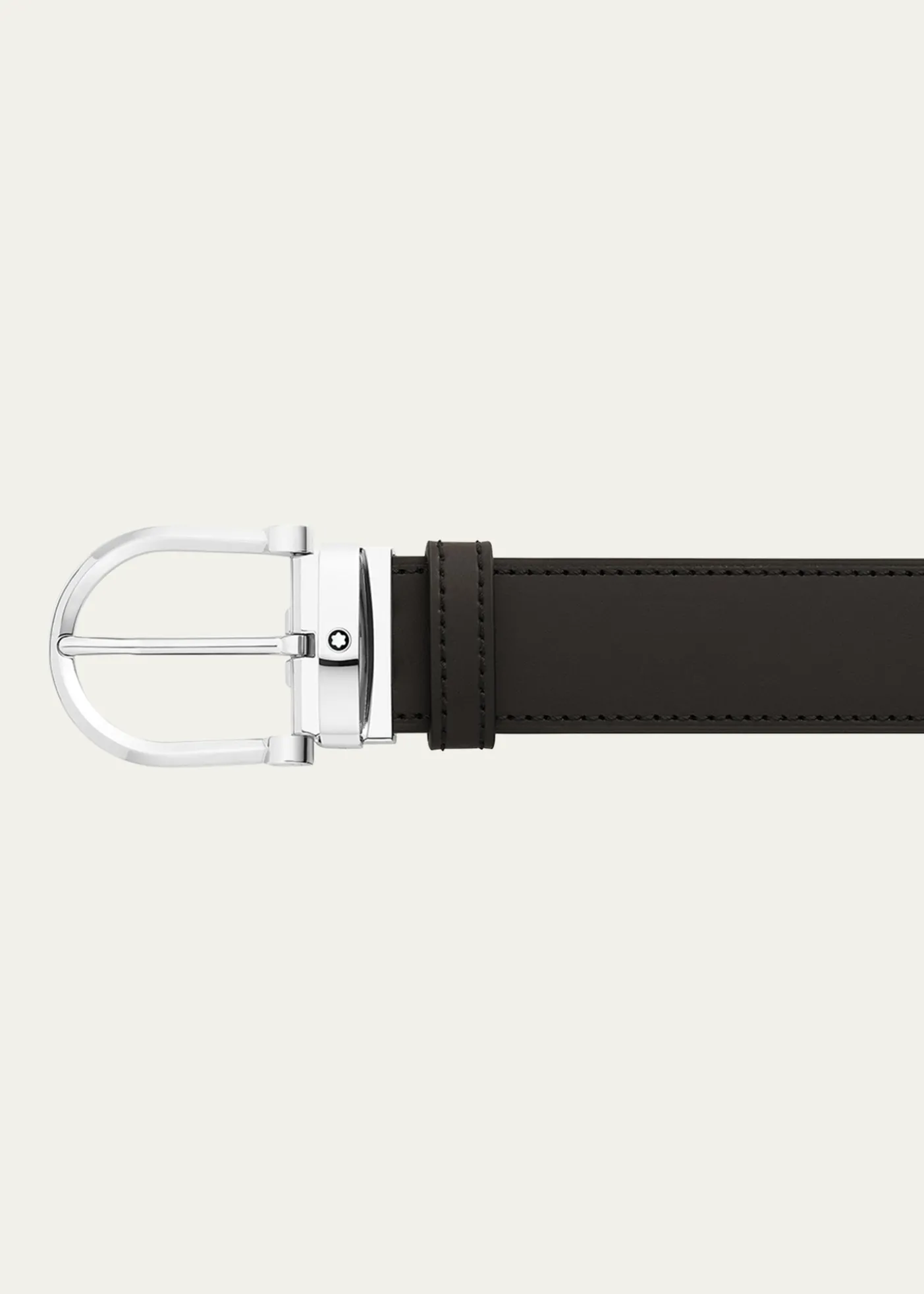 MontblancMen's Leather Buckle Belt