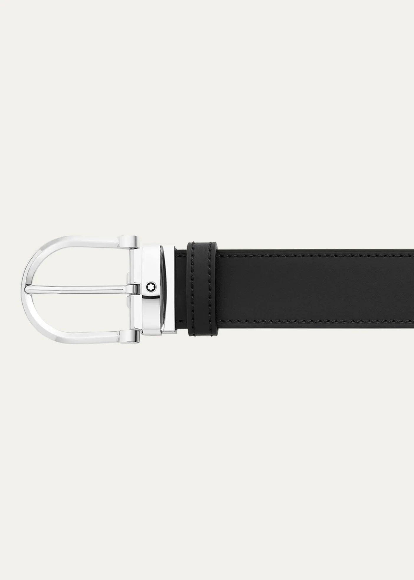 MontblancMen's Leather Buckle Belt