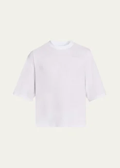MORDECAIMen's Cotton Jersey Foulard-Print Crewneck T-Shirt