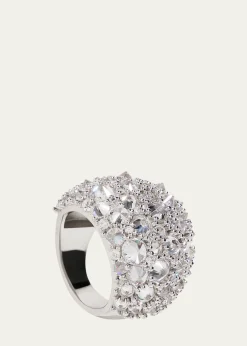 Nickho ReyStetson Ring, White, Size 7