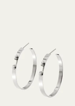 Nouvel Heritage18K Monday Morning Mood Hoop Earrings