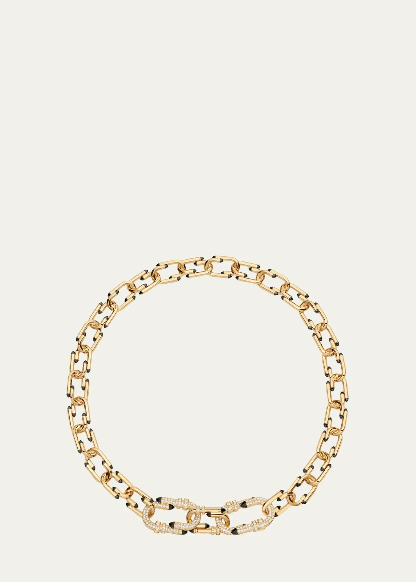 Nouvel HeritagePaved Try Me Necklace with Diamonds