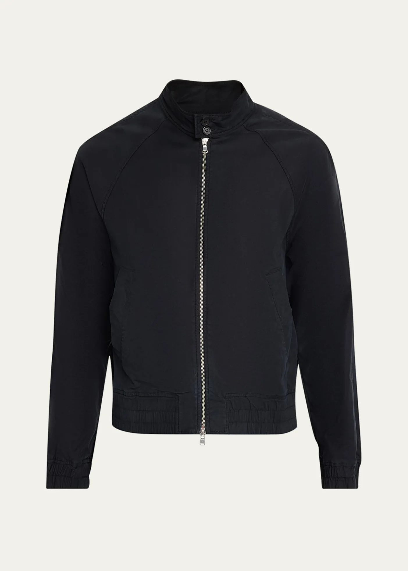 Officine GeneraleMen's Faded Black Cotton Twill Cory Jacket