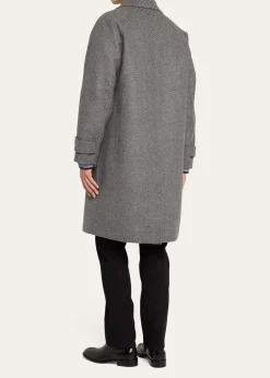 Officine GeneraleMen's Hudson Cavalry Twill Overcoat