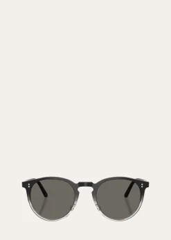 Oliver PeoplesMen's OV5183S Round Acetate Sunglasses