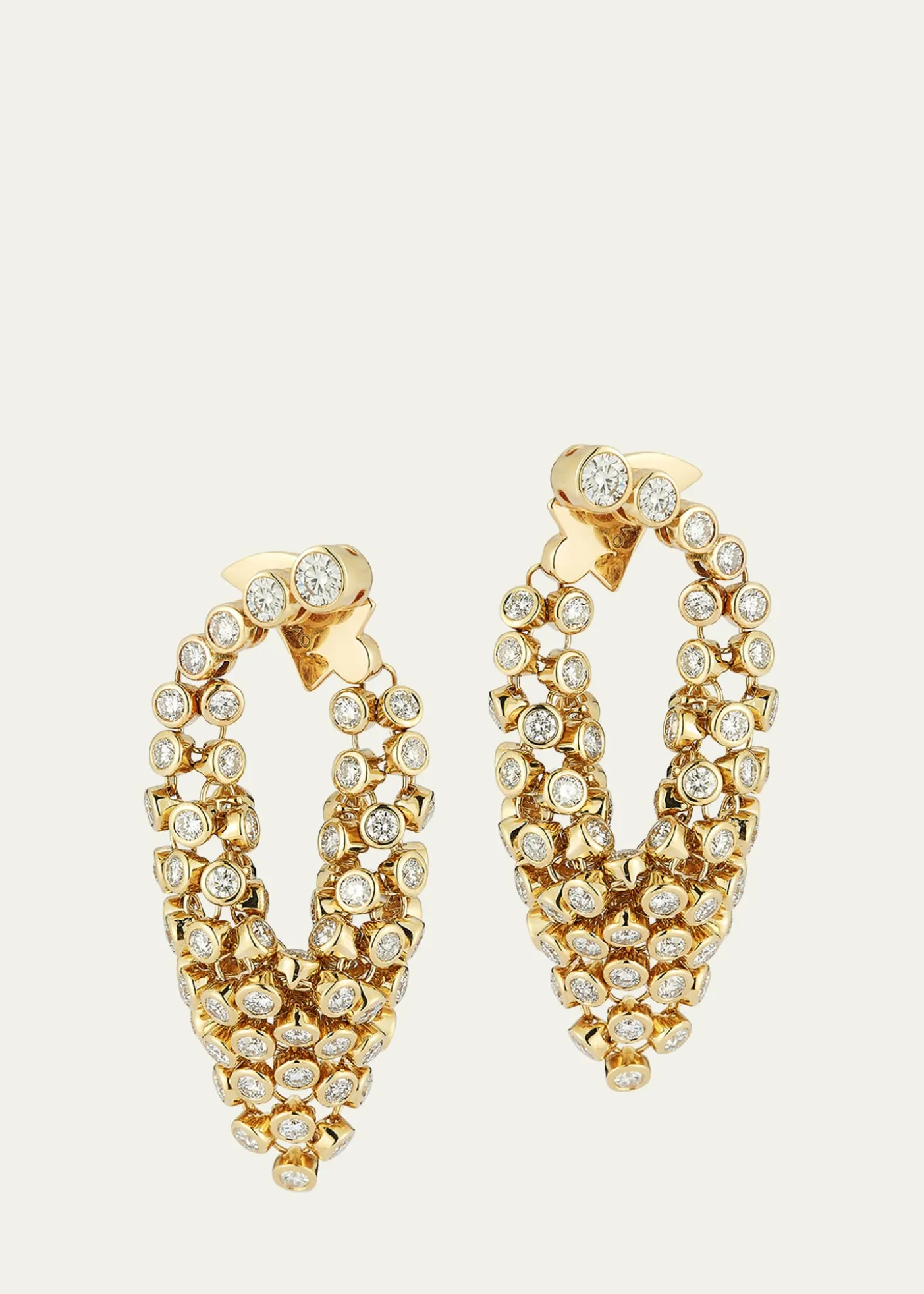 ONDYNDiamond Bias Earrings