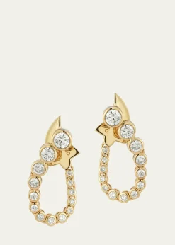 ONDYNFluorescence Earrings with Diamonds