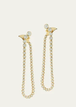 ONDYNGrand Fluorescence Earrings with Diamonds