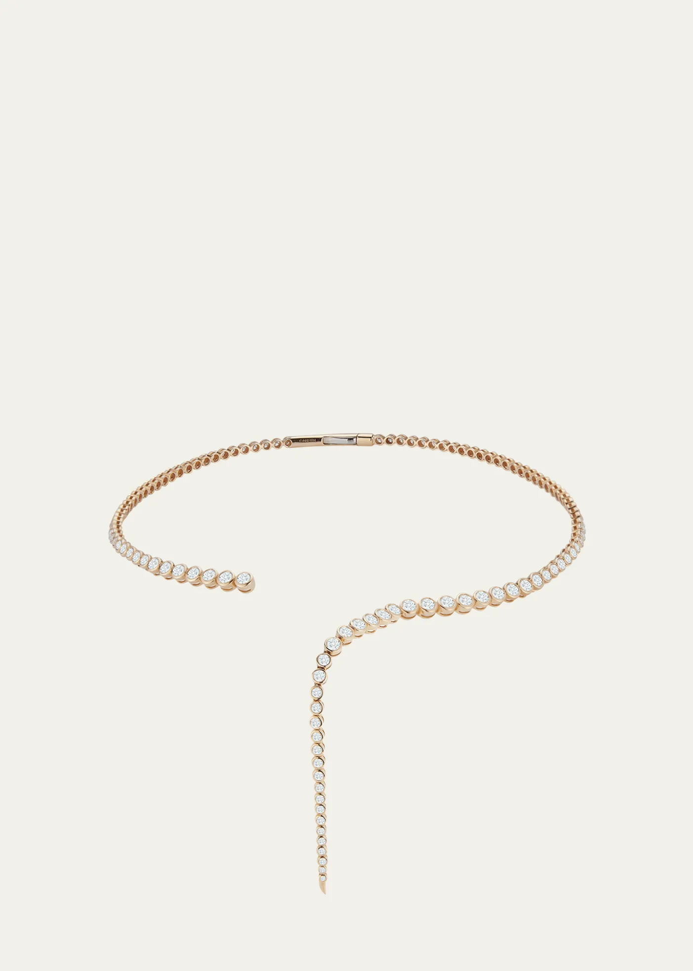 ONDYNImperial Wavelength Necklace with Diamonds