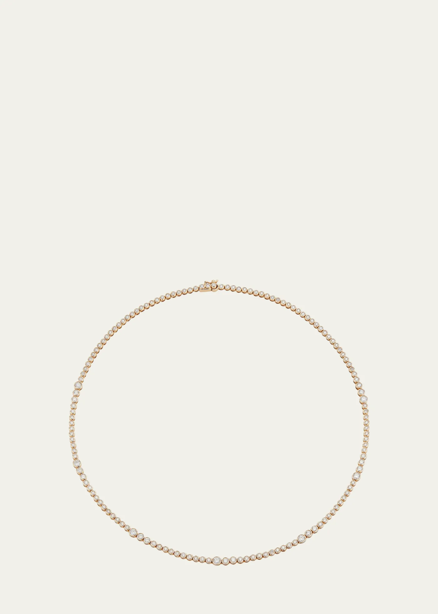 ONDYNRainsun Tennis Necklace with Diamonds, 15"L