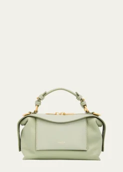 OrotonMica Mini Leather Bowling Bag