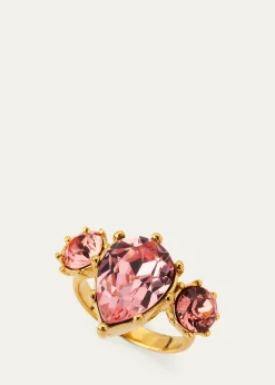 Oscar de la RentaCrystal Prong Ring