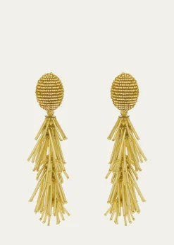 Oscar de la RentaFringe Tassel Earrings