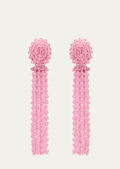 Oscar de la RentaLong Tassel Earrings