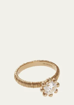 Oscar MassinBeaded Filigree 18K Recycled Yellow Gold and Lab Grown Diamond Ring
