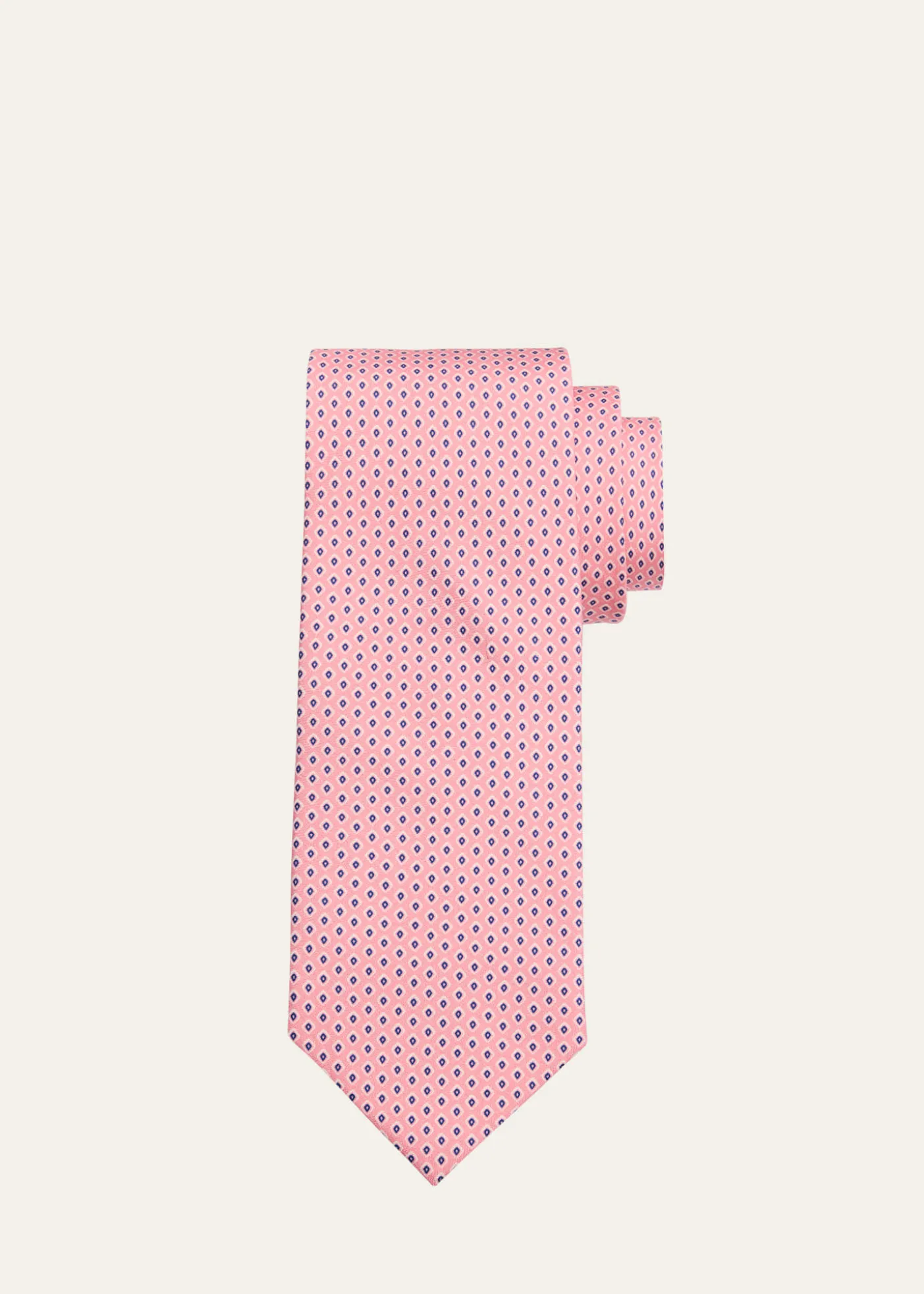 Petronius 1926Men's Micro-Diamond Silk Tie