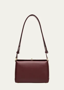 Plan CSmall Folded Shoulder Bag in Vitello Leather
